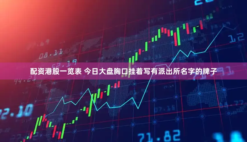 配资港股一览表 今日大盘胸口挂着写有派出所名字的牌子