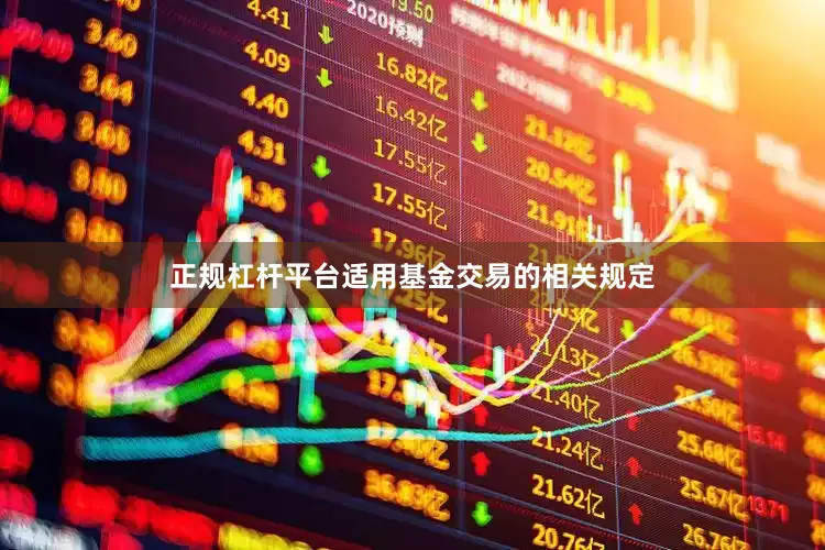 正规杠杆平台适用基金交易的相关规定